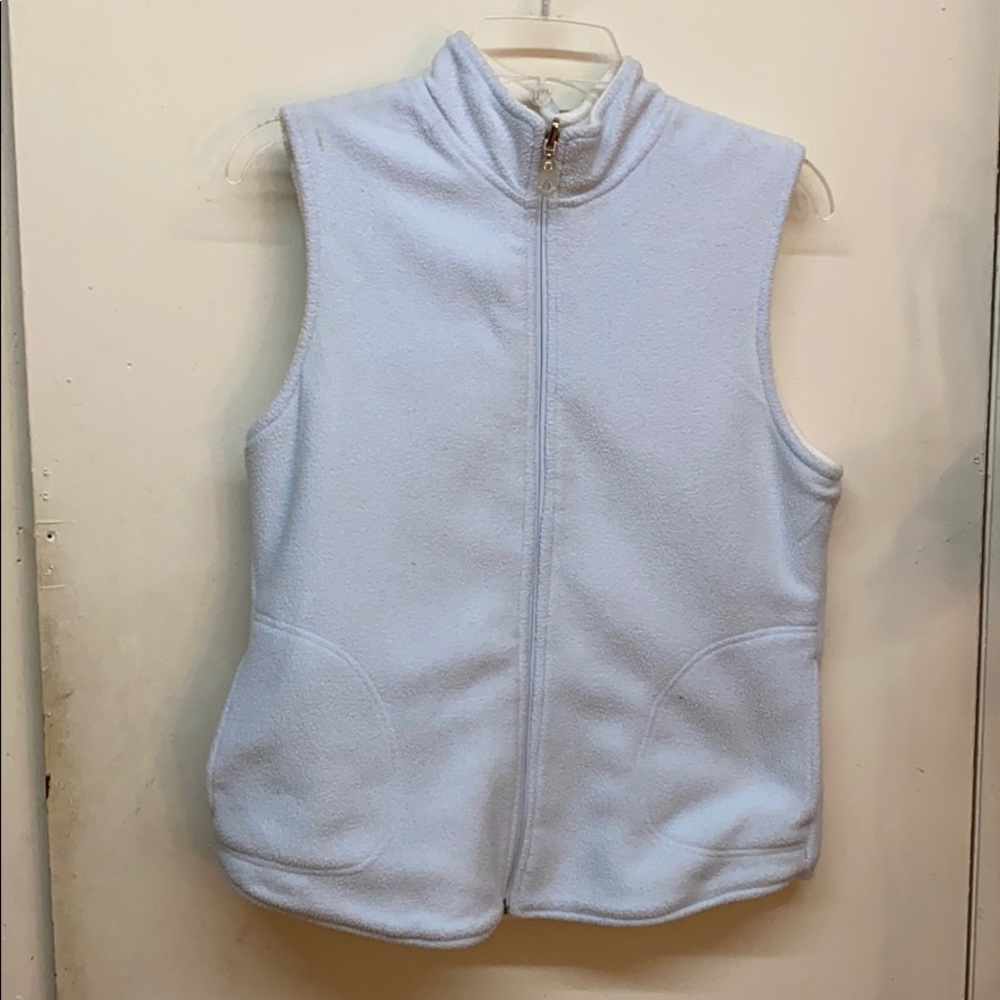 Reversible fleece vest